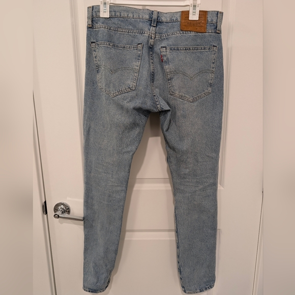Men's Levi's 512 Premium Slim Tapered Light Blue Jeans - 31 x 32 - Picture 2 of 6